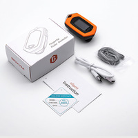 Oxymètre de pouls rechargeable à porter sur le doigt ; Oxymètre de pouls de qualité export ; Moniteur de fréquence cardiaque et d'oxygène sanguin ; Appareil d'oxygénothérapie