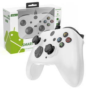 Controlador <span class=keywords><strong>con</strong></span> Cable para PC/P3/box/teléfono, Joystick para Juegos <span class=keywords><strong>con</strong></span> Doble Vibración, Sensor de Movimiento, Botones de Activación Turbo y Macro Programables - Product Image 6