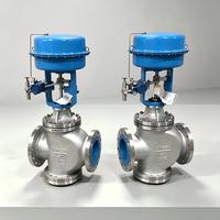 Vanne de régulation haut de gamme en acier inoxydable avec actionneur à diaphragme pour l'huile et le gaz