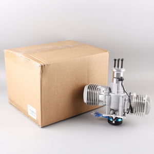 DLE170 170CC Twin Cylinder Two Stroke RC <b>Gasoline</b> Engine 180W Power Generation System for RC Drone Fixed Wing Aircraft - Product Image 1