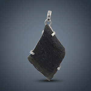 Pendentif en argent 925 avec pierre précieuse Moldavite, collection de breloques en cristal, 925artpalace - Product Image 2