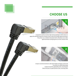 <span class=keywords><strong>Câble</strong></span> de raccordement Cat6 UTP à angle de 90 degrés, <span class=keywords><strong>câble</strong></span> d'extension USB personnalisé, <span class=keywords><strong>câble</strong></span> RJ45 femelle OEM <span class=keywords><strong>Cat</strong></span> <span class=keywords><strong>5e</strong></span> <span class=keywords><strong>Cat</strong></span> 8 <span class=keywords><strong>Ethernet</strong></span> - Product Image 4