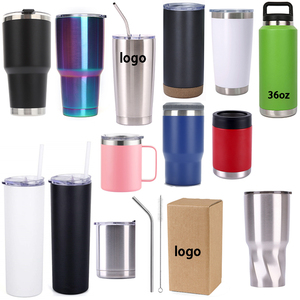 Termos de Acero Inoxidable Personalizados, Vaso Térmico Aislado de 20 oz, 30 oz, 10 oz, con Logotipo y Diseño Personalizado - Product Image 4
