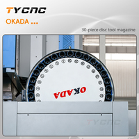 Mesin Permesinan Gantry CNC Spindle Tunggal GMC5025 BT50 GSK, Mesin Penggilingan Otomatis Kecepatan Tinggi Tugas Berat