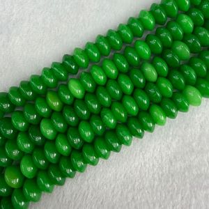 Cuentas Redondas de Piedra Natural de 6x12mm al por Mayor, Cuentas Espaciadoras Lisas de Colores Mezclados para Hacer Joyería DIY, Pulseras y Collares - Product Image 2