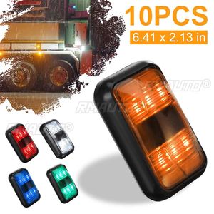 10 Luces de Advertencia LED, Diodos Emisores de Luz para Remolques y Camiones, Azul, Verde, Amarillo, Naranja, Blanco, Rojo, Lámpara de Marcador Lateral LED de 24V - Product Image 1