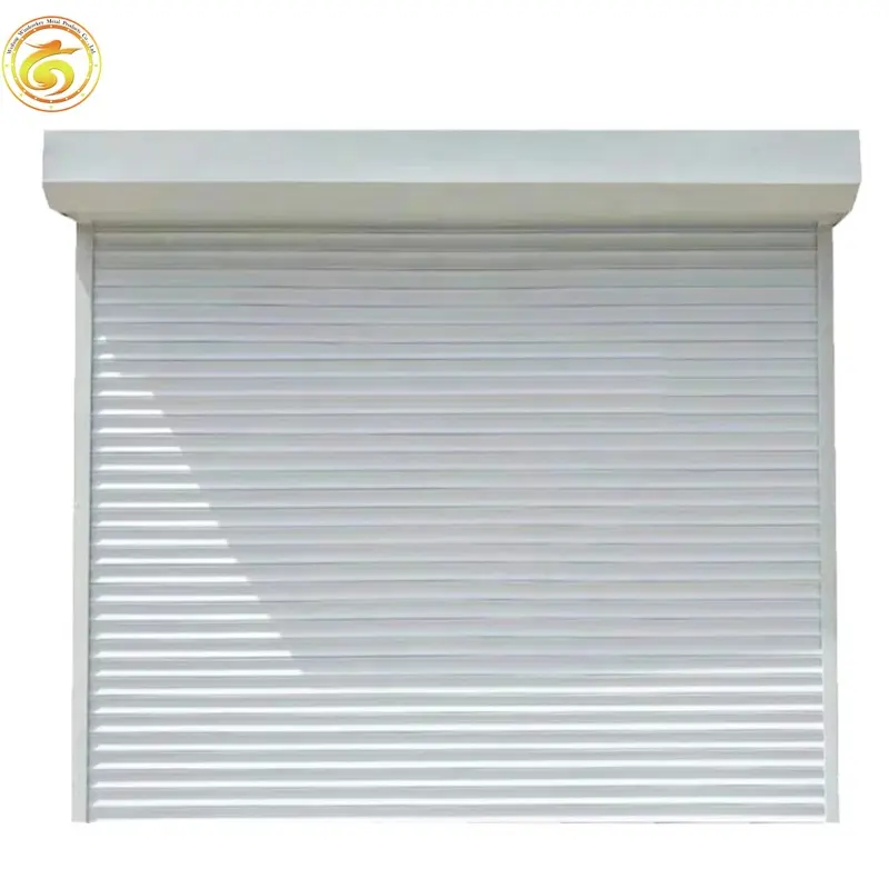 Roller Shutter Roll up and down Electric Window Shutters Prices Motorized Aluminum with manual open tool