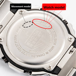 Metal de titanio de lujo con funda de correa para Casio DW5600 banda caja de acero inoxidable con correas <span class=keywords><strong>DW</strong></span> <span class=keywords><strong>5600</strong></span> cubierta de parachoques - Product Image 5