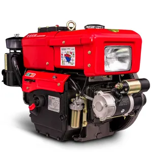 S195 Z195 12 Hp 12hp 192 Fam Laut Output Tinggi Kecil 10 Kva Kw Generator 1 Silinder Mesin Diesel Mesin dengan Manual