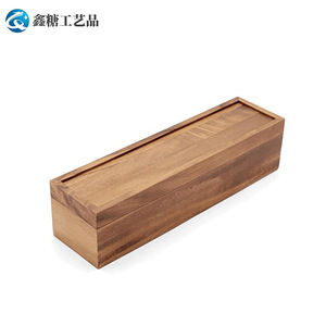 Factory direct supply of acacia wood storage boxes, jewelry boxes, vintage <b>watch</b> display boxes, tea packaging boxes, and - Product Image 3
