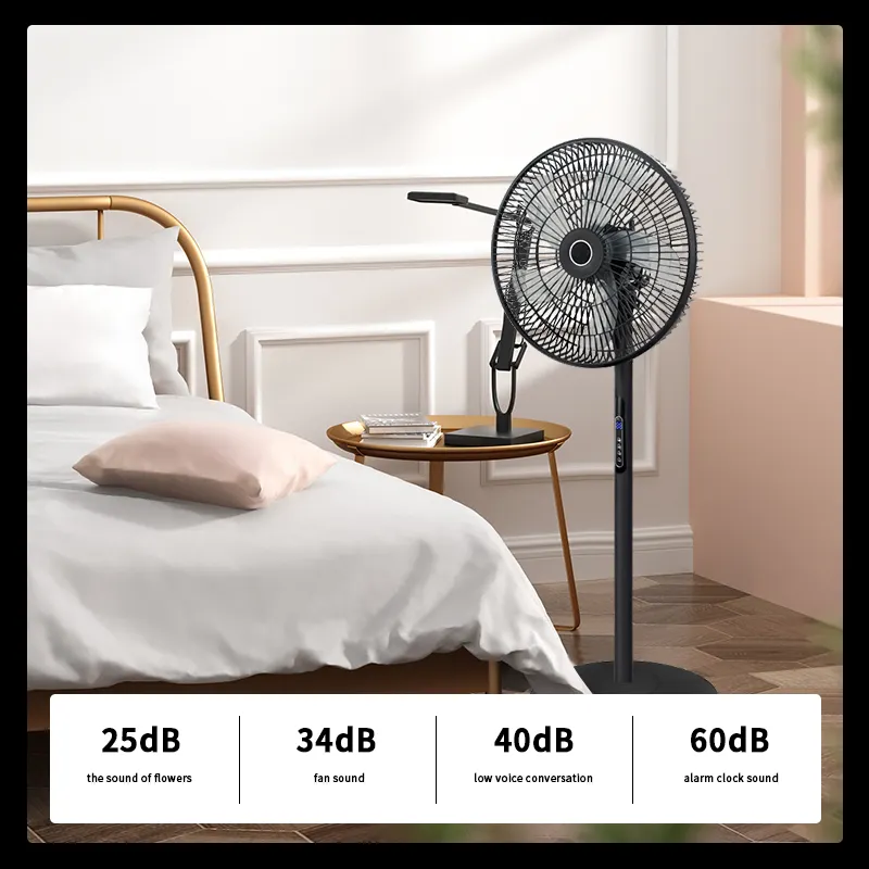 Fan Hot Product 16 Inch High Quality Cooling Standing Fan With Remote Control Digital Display Used For Home National Electric Fan