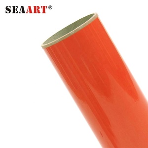 Seaart S907 Color naranja de <span class=keywords><strong>vinilo</strong></span> con sublimación de respaldo fácil de cortar la hierba PU transferencia de calor - Product Image 1