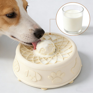 Gamelle de léchage pour animaux de compagnie, gamelle anti-glouton pour chien, jouet de léchage antidérapant pour liquides et friandises, gamelle pour chien pour yaourt, gamelle d'alimentation pour animaux de compagnie - Product Image 5