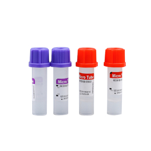 Tubo de vacío para análisis de <span class=keywords><strong>sangre</strong></span> desechable de 2ml, 3ml, 4ml, 5ml, morado, EDTA K3 K2, 16*100mm, con gel - Product Image 3