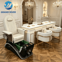 Fauteuil de massage de luxe haut de gamme, fauteuil électrique de salon de beauté, fauteuil inclinable pour pédicure, fauteuil pour manucure et pédicure à vendre