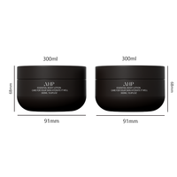 Pot en plastique de 200 ml pour masque capillaire et emballage de soins de la peau, pots à faible MOQ pour la réparation du collagène et l'utilisation de lotions