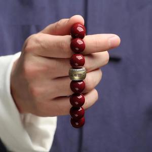 天然 辰砂 ビーズ ブレスレット 十二支 守護神 お守り 男女兼用 開運 リスト ジュエリー - Product Image 4