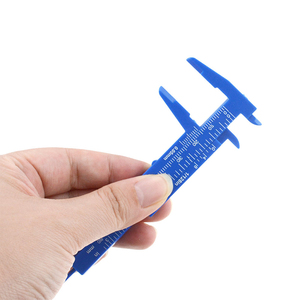 Calibrador Vernier portátil de peso ligero a precio barato, herramientas de calibre de tamaño de medición de joyero, Mini calibrador de plástico de 0-80mm - Product Image 3