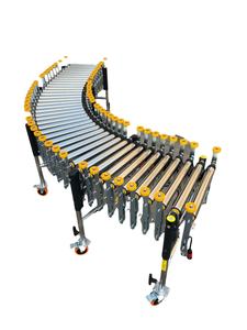 Malzeme taşıma konveyörü için NaiLi fabrika koruma gücü makaralı konveyör esnek teleskopik konveyör - Product Image 3