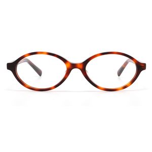 Sıcak satış moda asetat çerçeveleri gözlük Retro gözlük çerçeveleri erkekler ve kadınlar için küçük Oval şekil optik gözlük - Product Image 4