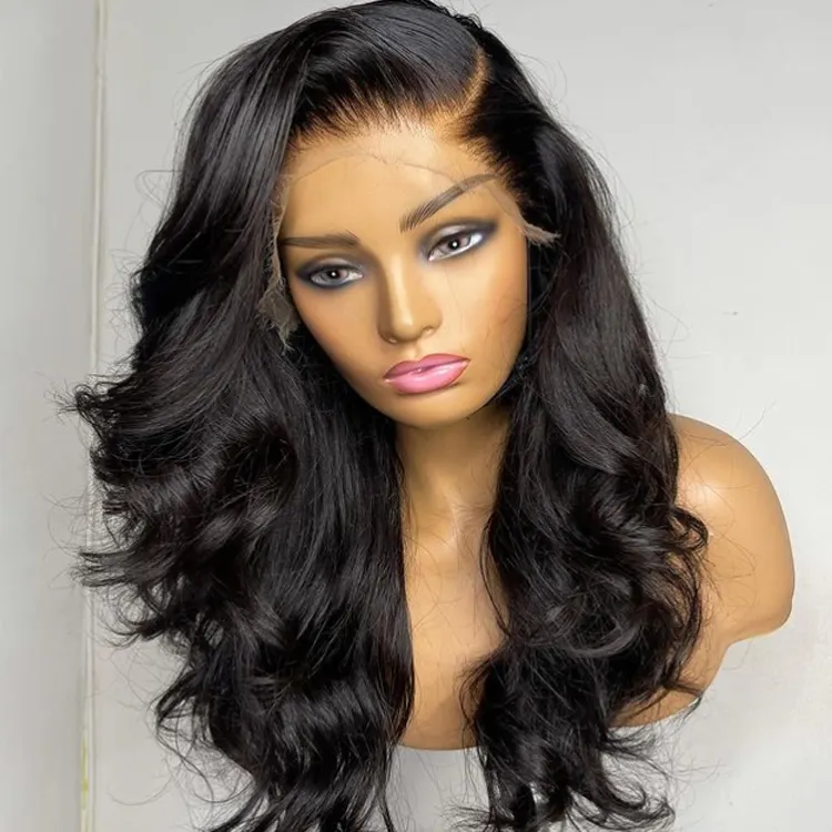 Brazilian Hair HD Lace Frontal Wig Body Wave Ombre Wigs Virgin Human Hair Transparent Swiss Lace Front Wigs For Black Women