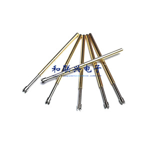 P100 Q2 Sonda de muelle de cuatro puntas con cabeza de corona grande de 1.36mm, orificio de perforación de 1.7mm, longitud de 33mm, para pruebas de metales, piezas de instrumentos - Product Image 1