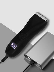 Cortadora de pelo corporal impermeable para hombres, máquina de afeitar eléctrica con cuchillas de cerámica - Product Image 5