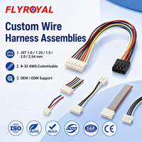 Rangkaian Kabel Harness Elektronik 1.0 1.25 1.5 2.0 2.54mm Pitch 2 hingga 40 Pin Konektor Kabel Utama OEM ODM