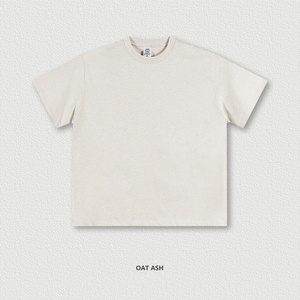 Nouvelle mode à la mode marque surdimensionné ample décontracté été T-Shirt hommes basique à manches courtes imprimé lavé T-shirt - Product Image 2