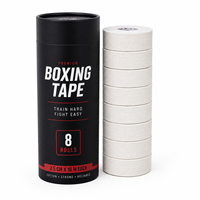ActiveX OEM Bande de boxe en coton à l'oxyde de zinc, écologique, respirante, facile à déchirer, 2,5 cm x 10 m, protection personnalisée en boîte