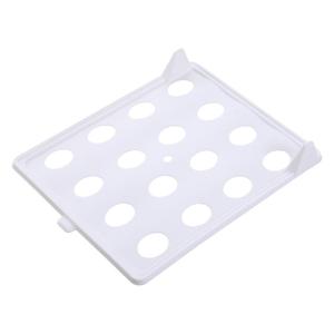 Plateaux à vêtements en PP détachables et empilables, pliables, pour chemises, avec séparateurs, organisateur blanc/gris pour armoire et placard - Product Image 1