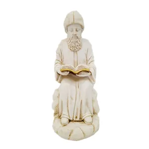 Estatua de St Charbel de resina, 7,8 pulgadas, figura católica, artículo decorativo de comunión