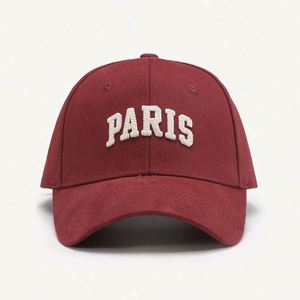 Wholesale BSCI Factory Unisex 100% Cotton Common Unstructured Soft Baseball Cap <b>Paris</b> 3D Embroidery Customizable - Product Image 5