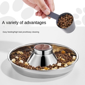 Tazón de Acero Inoxidable Antiasfixia para <span class=keywords><strong>Perros</strong></span> y Gatos, Comedero Lento, Diseño Personalizable, Fabricante OEM/ODM - Product Image 4