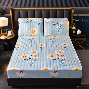 Protège-<span class=keywords><strong>matelas</strong></span> imperméable et respirant en microfibre matelassé pour <span class=keywords><strong>lit</strong></span> queen et king size, drap housse, surmatelas, housse de <span class=keywords><strong>matelas</strong></span> - Product Image 2