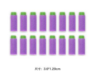 Tamaño corto 36*12,8mm EVA espuma recarga balas dardos para pistola de juguete Blaster para BK1 <span class=keywords><strong>ACE</strong></span> - Product Image 2