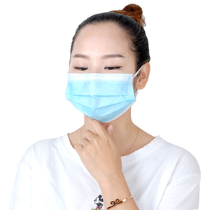 Masque facial jetable 3 plis, doux pour la peau et respirant, pour la protection quotidienne, vente en gros directe usine - Product Image 1