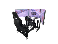Dinibao nouveauté simulateur dynamique rotatif 4 DOF 3 écran mouvement voiture course conduite Machine de jeu