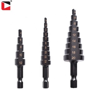 Sheet Metal Step <b>Drill</b> Set Cone <b>Bit</b> Hole Cutter Step <b>Drill</b> <b>Bits</b> Step Cone <b>Drill</b> <b>Bit</b> Hole Cutter Step <b>Drill</b> <b>Bits</b> Step <b>Drill</b> <b>Bits</b> - Product Image 3