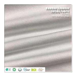 Tissu en <span class=keywords><strong>coton</strong></span> <span class=keywords><strong>Pima</strong></span> doux certifié Oeko-tex 100, 95% <span class=keywords><strong>coton</strong></span>, 5% élasthanne, pour t-shirt - Product Image 2