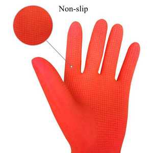 Guantes de Cocina de Goma Impermeables de 38/55/45 cm, Guantes de Limpieza de Látex Reutilizables para el Hogar, Guantes de Goma - Product Image 2