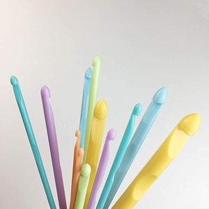 Juego de ganchos de <span class=keywords><strong>ganchillo</strong></span> para el hogar Set de 12 tamaños, 3,5mm-12mm, alfombra, manta, agujas de tejer - Product Image 3