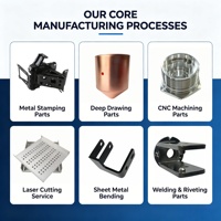 Boîtier de travail en aluminium sur mesure, boîtier en acier embouti profond, boîtier CNC en acier inoxydable, boîtier PLC, boîte d'estampage de précision