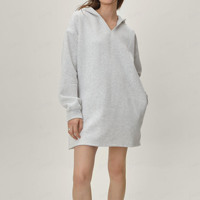 Robe d'hiver en gros grande taille pour femmes, vêtements élégants et décontractés à capuche, manches longues avec poches, nouvelle collection