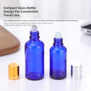Flacon compte-gouttes en verre de 50 ml avec impression sérigraphique et logo personnalisé pour mascara, crème pour le visage, collyre, poudre libre et sérum de soin de la peau - Product Image 1