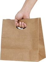 SenAng07 Sacs en papier personnalisés avec sac en papier kraft cosmétique froissé