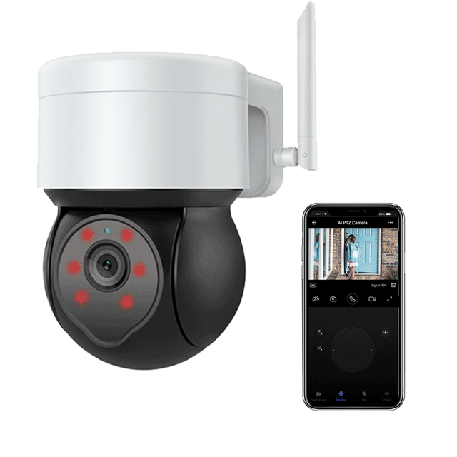 2022 New Generation Smart Home Alarm System Solar Outdoor Ip Camera Wireless Wifi 360 HD Home Security Cctv Camera