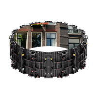 Écran LED flexible P3.91 avec système de contrôle NovaStar et 7680Hz pour événements et décors d'expositions