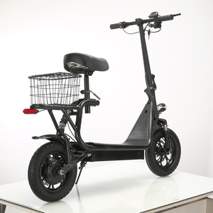 Scooter Eléctrico Tipo Bicicleta con Canasta y Asiento, Aleación de Aluminio, Motor de 500W, Batería de Litio 18650, Venta Directa de Fábrica - Product Image 3