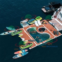 Plateforme flottante gonflable pour sports nautiques, prix d'usine, pour adultes et enfants